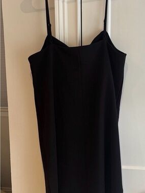 H&M Black Adjustable-Strap Camisole Dress